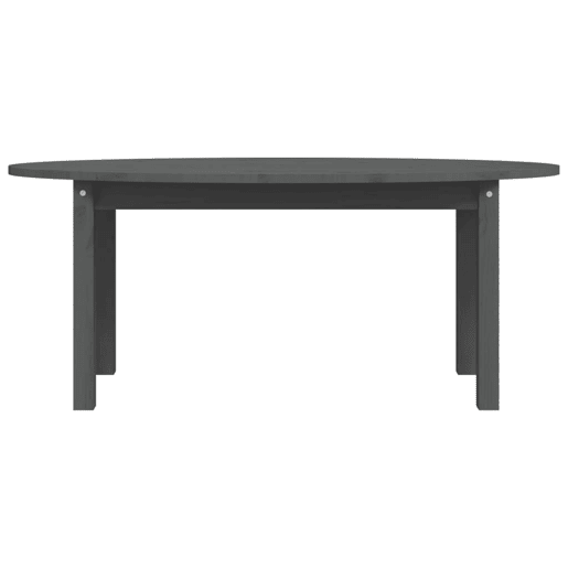 Mesa de Centro, Mesa baixa, 110x55x45 cm madeira de pinho maciça cinzento