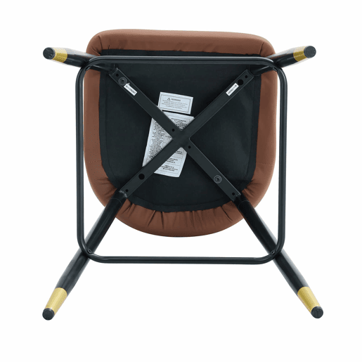 Conjunto de 2 bancos de bar de 100 cm - estofados em pele sintética com apoio para os pés e estrutura metálica - castanho e preto, cinzento claro