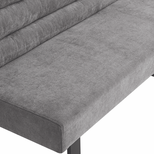 Conjunto de sala de jantar com banco de canto e mesa - com banco de canto, 2 cadeiras e mesa de jantar, adequado para cozinha e sala de jantar, estofado em chenille - cinzento e carvalho