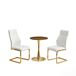 Conjunto de mesas y sillas de comedor 60x60 Conjunto de mesas y sillas de comedor 60x60 Blanco