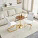 Conjunto de mesas y sillas de comedor 60x60 Conjunto de mesas y sillas de comedor 60x60 Blanco