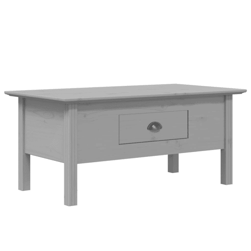 Mesa de Centro, Mesa baixa, BODO 100x55x46 cm madeira pinho maciça cinzento Mesa de Centro, Mesa baixa, BODO 100x55x46 cm madeira pinho maciça cinzento