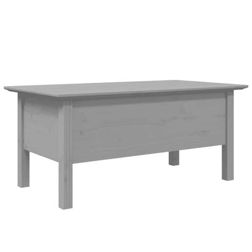 Mesa de Centro, Mesa baixa, BODO 100x55x46 cm madeira pinho maciça cinzento Mesa de Centro, Mesa baixa, BODO 100x55x46 cm madeira pinho maciça cinzento