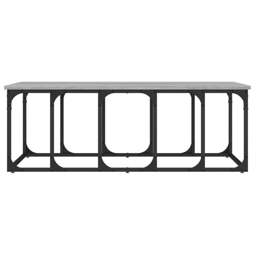 Mesa de Centro, Mesa baixa, 100x50x35,5 cm derivados madeira cinzento sonoma