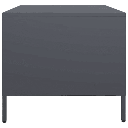 Mesa de Centro, Mesa baixa, 101,5x50x43,5 cm aço laminado a frio antracite