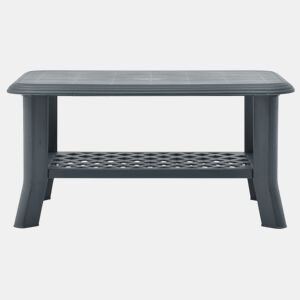 Mesa de Centro, Mesa baixa, 90x60x46 cm plástico verde