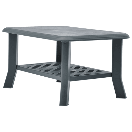 Mesa de Centro, Mesa baixa, 90x60x46 cm plástico verde Mesa de Centro, Mesa baixa, 90x60x46 cm plástico verde