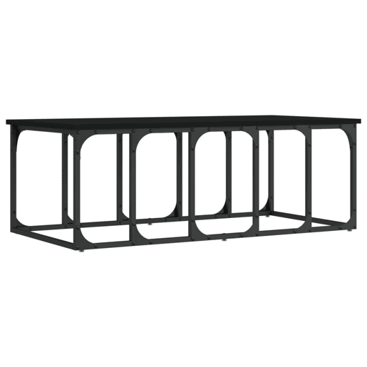 Mesa de Centro, Mesa baixa, 100x50x35,5 cm derivados de madeira preto