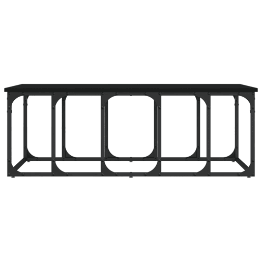 Mesa de Centro, Mesa baixa, 100x50x35,5 cm derivados de madeira preto