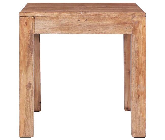 Mesa de Café - Mesa de Centro de madera maciza de caoba 53x50x50 cm