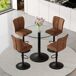 Conjunto de mesas y sillas de comedor Conjunto de mesas y sillas de comedor Marrón