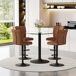 Conjunto de mesas y sillas de comedor Conjunto de mesas y sillas de comedor Marrón