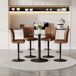 Conjunto de mesas y sillas de comedor Conjunto de mesas y sillas de comedor Marrón