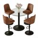 Conjunto de mesas y sillas de comedor Conjunto de mesas y sillas de comedor Marrón