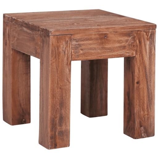 Mesa de Centro, Mesa baixa, 30x30x30 cm madeira de mogno maciça