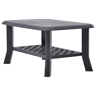 Mesa de Centro, Mesa baixa, 90x60x46 cm plástico antracite