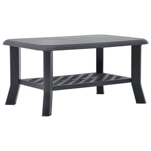 Mesa de Centro, Mesa baixa, 90x60x46 cm plástico antracite