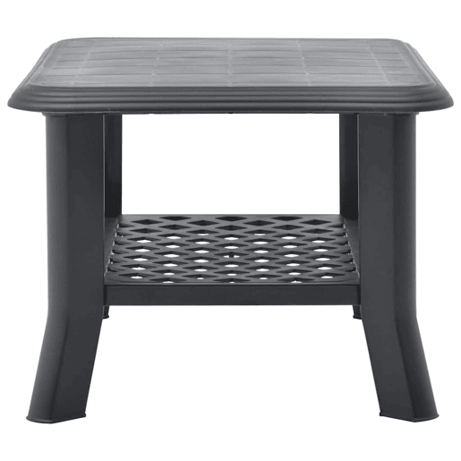 Mesa de Centro, Mesa baixa, 90x60x46 cm plástico antracite