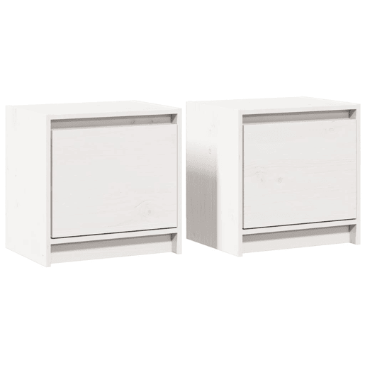 Soluna Home - Mesas de cabeceira Madeira 2 piezas 40 x 30,5 x 40 cm