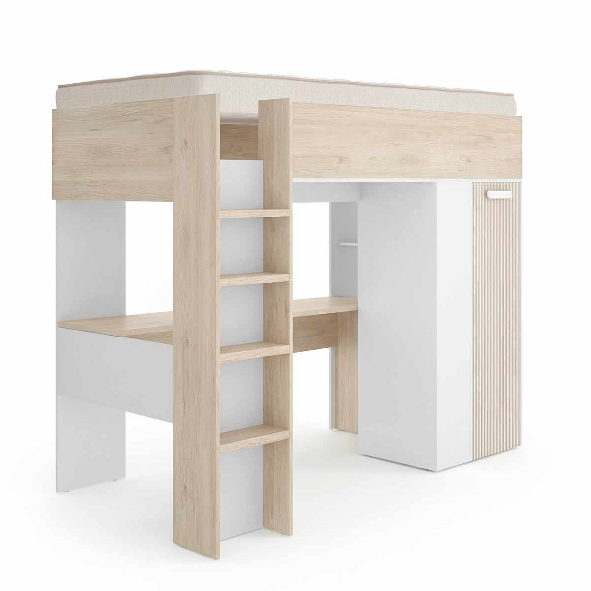 Pack Cama alta Spylo, Colchón viscoelástico Nova - Homekit