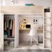 Pack Cama alta Spylo, Colchón viscoelástico Nova - Homekit Pack Cama alta Spylo, Colchón viscoelástico Nova - Homekit Natural/ Blanco