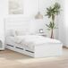 Estructura de cama individual para adultos Estructura de cama individual para adultos Blanco