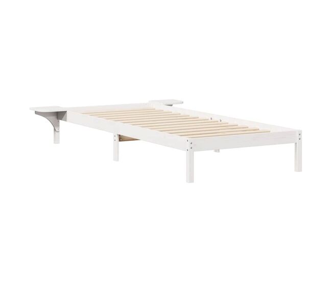 Estructura de cama individual para adultos con mesitas 80 x 210 cm