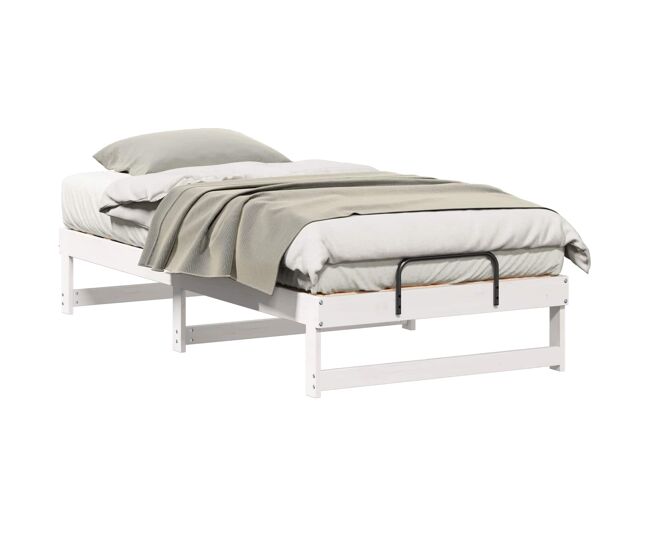Estructura de cama individual para adultos - 90 x 200 cm madera de pino macizo