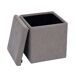 Puff con almacenaje tapizado JAYNE - Homekit Puff con almacenaje tapizado JAYNE - Homekit Gris