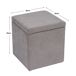 Puff con almacenaje tapizado JAYNE - Homekit Puff con almacenaje tapizado JAYNE - Homekit Gris