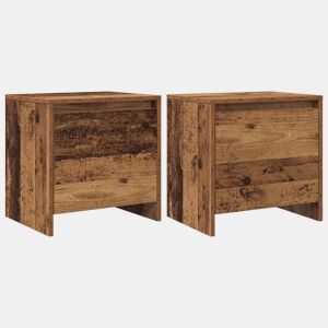 Soluna Home - Mesas de cabeceira Madeira 45 x 34 x 44,5 cm