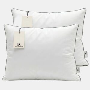 Pack 2 Travesseiros 70cm Don Algodón em fibra e viscoelástica com capa amovível