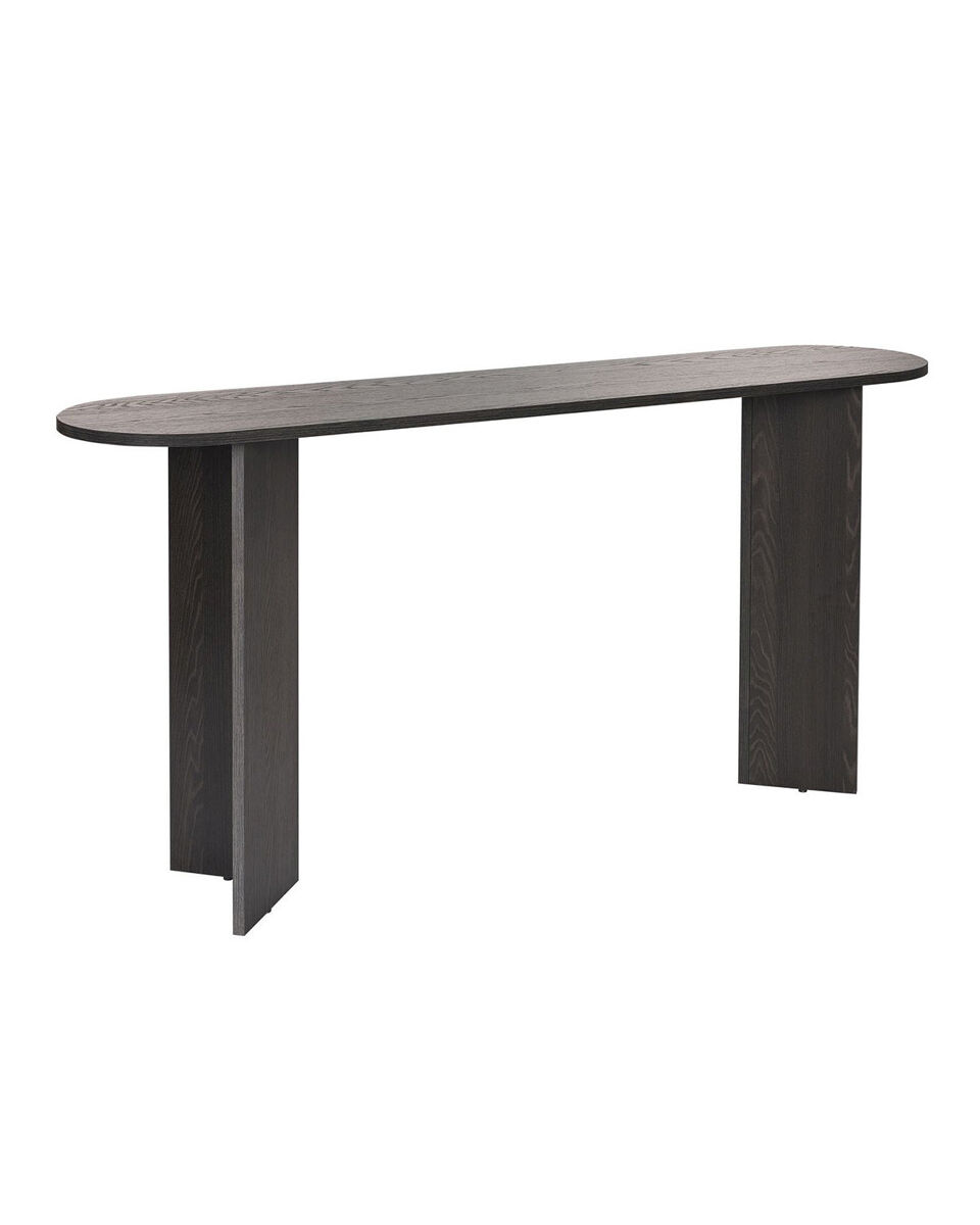 Consola recibidor elsie negro para recibidor o salón mueble auxiliar moderno - homekit