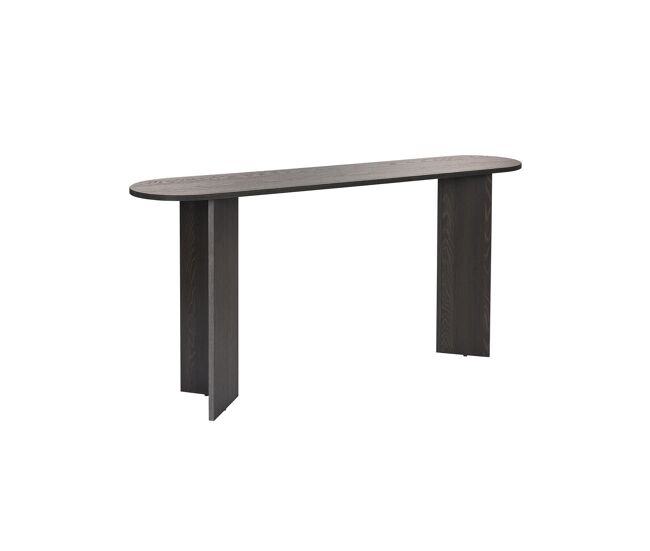 Consola recibidor elsie negro para recibidor o salón mueble auxiliar moderno - homekit