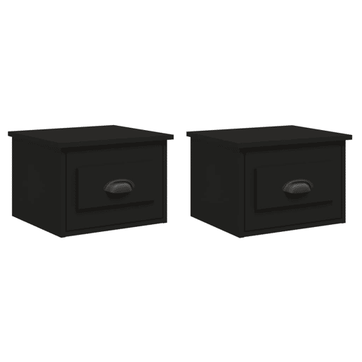 Soluna Home - Mesas de cabeceira Madeira 2 piezas 41,5 x 36 x 28 cm