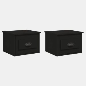 Soluna Home - Mesas de cabeceira Madeira 2 piezas 41,5 x 36 x 28 cm