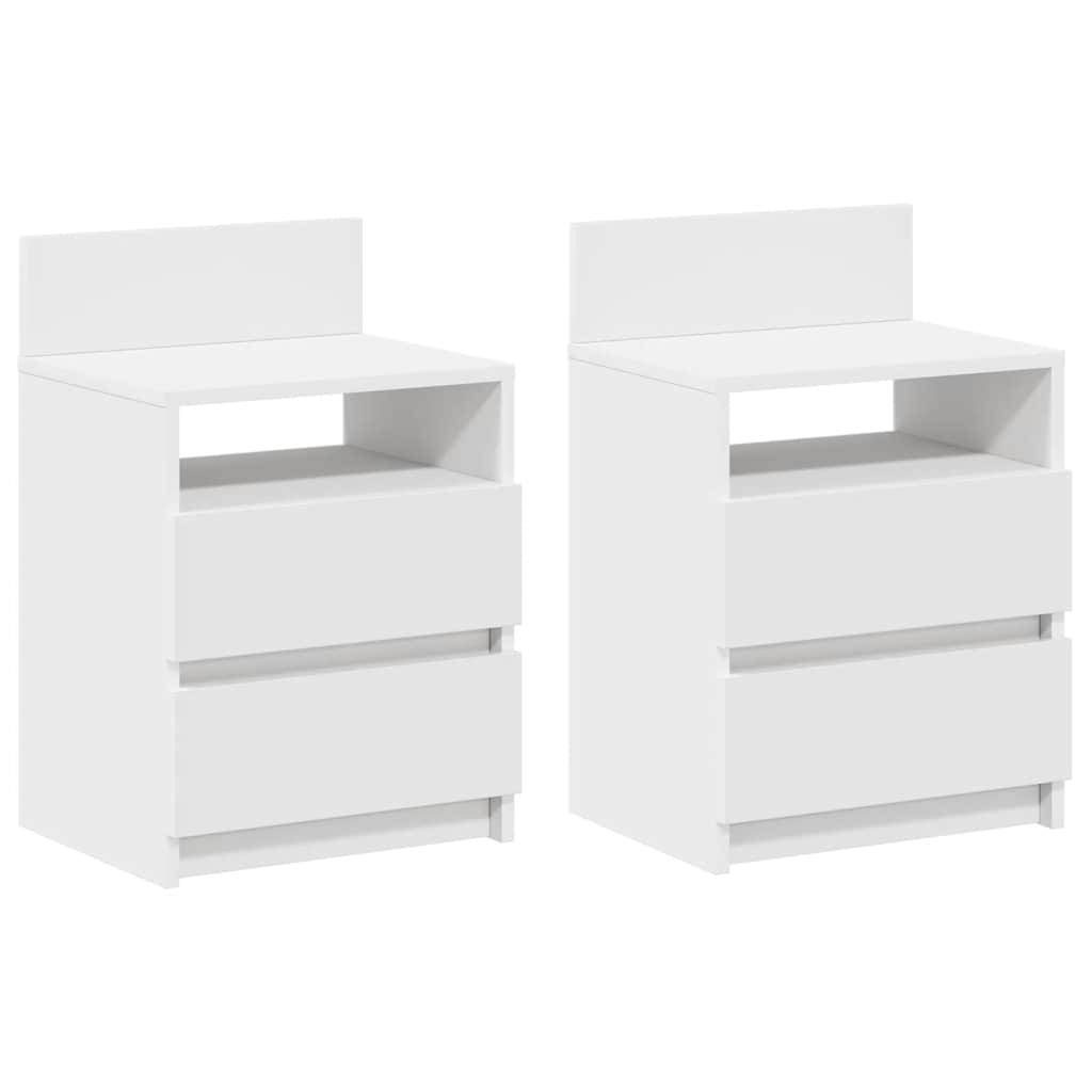 Soluna home - set de 2 mesitas de noche madera gabriel dean 40