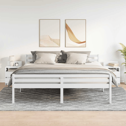 Soluna Home - Mesas de cabeceira Madeira 2 piezas 40 x 33 x 60 cm