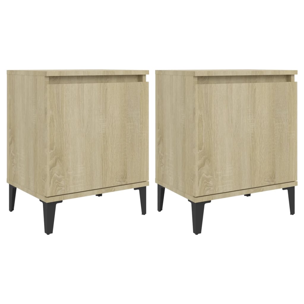 Soluna home - set de 2 mesitas de noche madera council bluffs 40