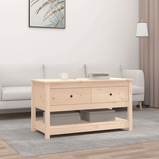 Mesa de Centro, Mesa baixa, 102x49x55 cm pinho maciço