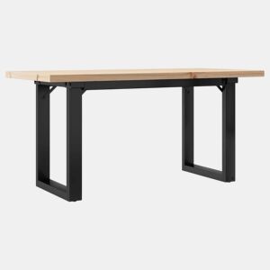 Mesa de Centro, Mesa baixa, estrutura em O 100x50x45,5cm pinhoaço