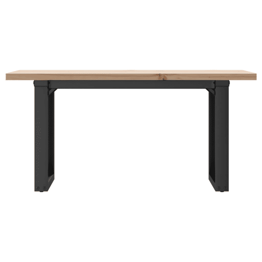 Mesa de Centro, Mesa baixa, estrutura em O 100x50x45,5cm pinhoaço