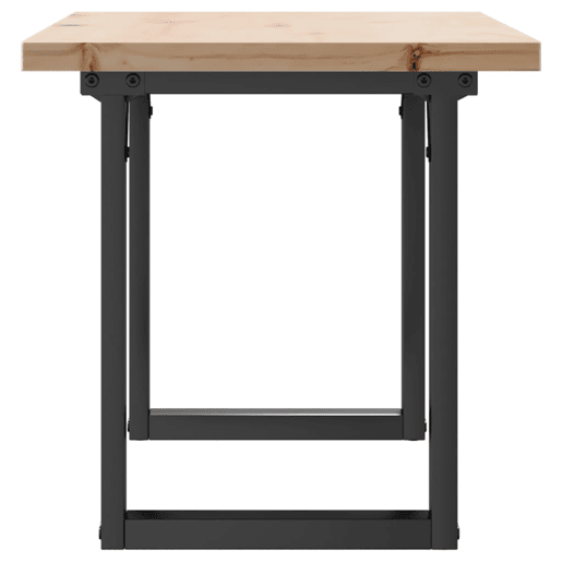 Mesa de Centro, Mesa baixa, estrutura em O 100x50x45,5cm pinhoaço