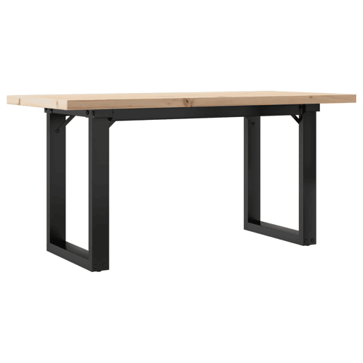 Mesa de Centro, Mesa baixa, estrutura em O 100x50x45,5cm pinhoaço