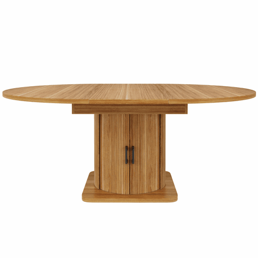 Mesa de jantar extensÃvel de 118 a 158 cm u2013 redonda a oval, com gavetas, para até 6 pessoas u2013 preto e castanho escuro Mesa de jantar extensÃvel de 118 a 158 cm u2013 redonda a oval, com gavetas, para até 6 pessoas u2013 preto e castanho escuro