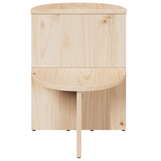 Mesa de Centro, Mesa baixa, Natural 50 x 40 x 50 cm Madeira de pinho maciça