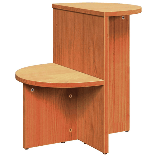 Mesa de Centro, Mesa baixa, Marrom Cera 50 x 40 x 50 cm