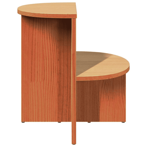 Mesa de Centro, Mesa baixa, Marrom Cera 50 x 40 x 50 cm