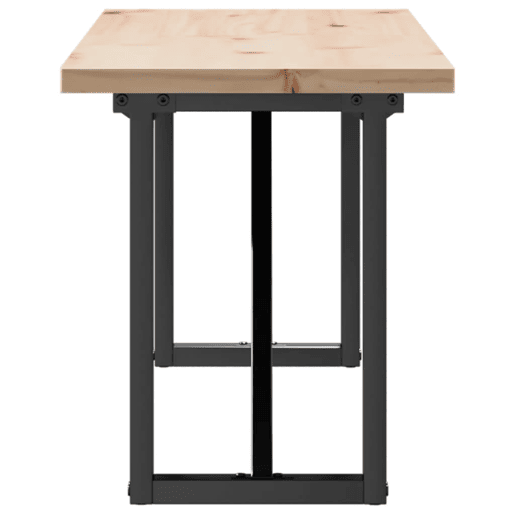 Mesa de Centro, Mesa baixa, estrutura em O 160x40x45,5cm pinhoaço