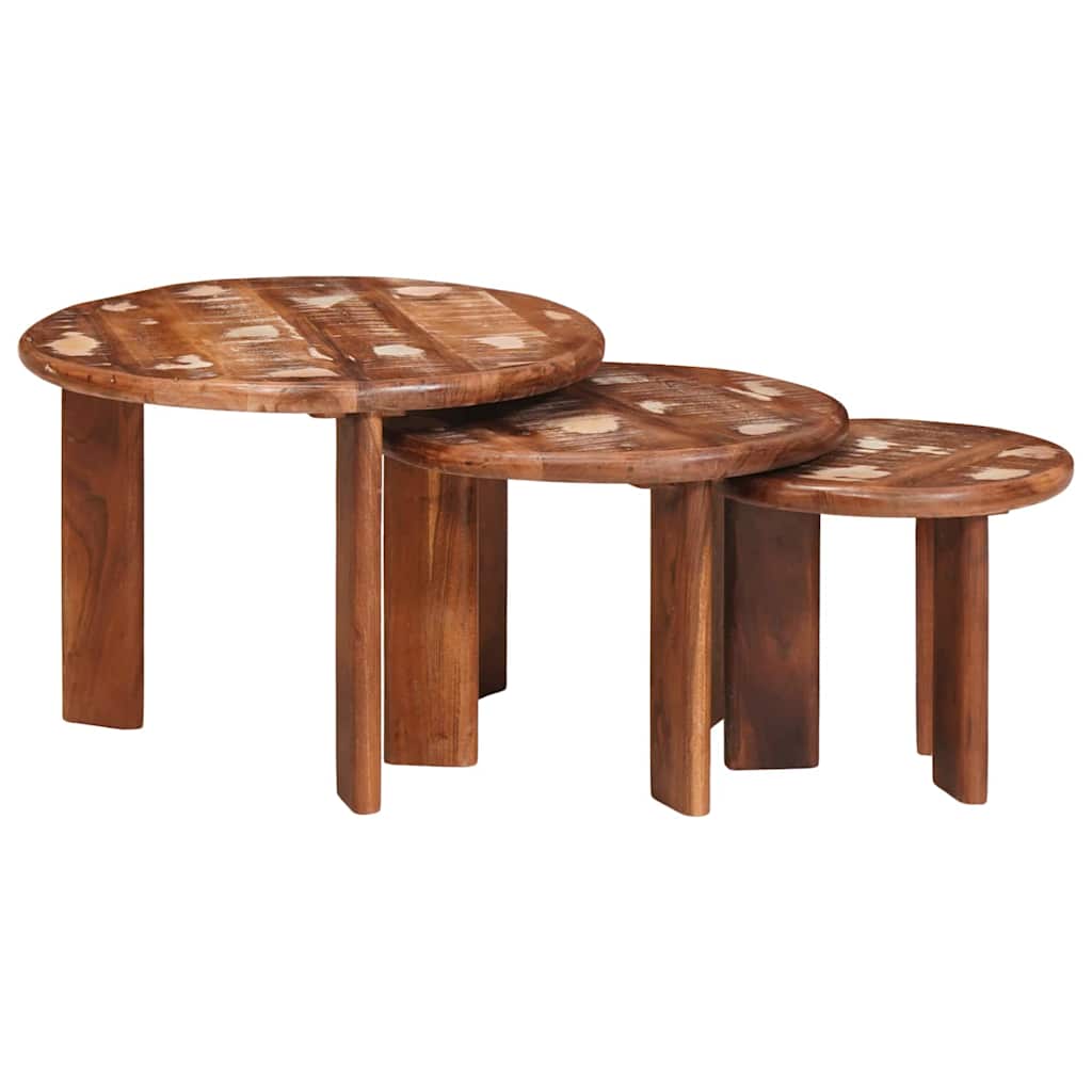 3 pzs Mesas de Café - Mesas de Centro 54x54